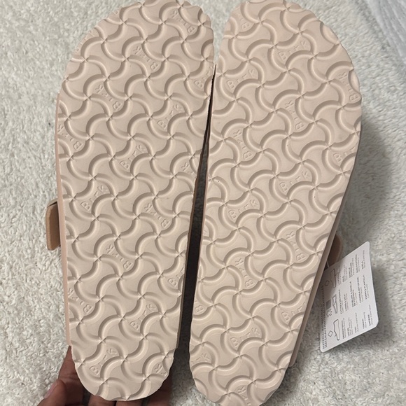 NWOB BIRKENSTOCK Women's Arizona Soft footbed Sandals - Light Pink / beige 39 - Picture 9 of 9